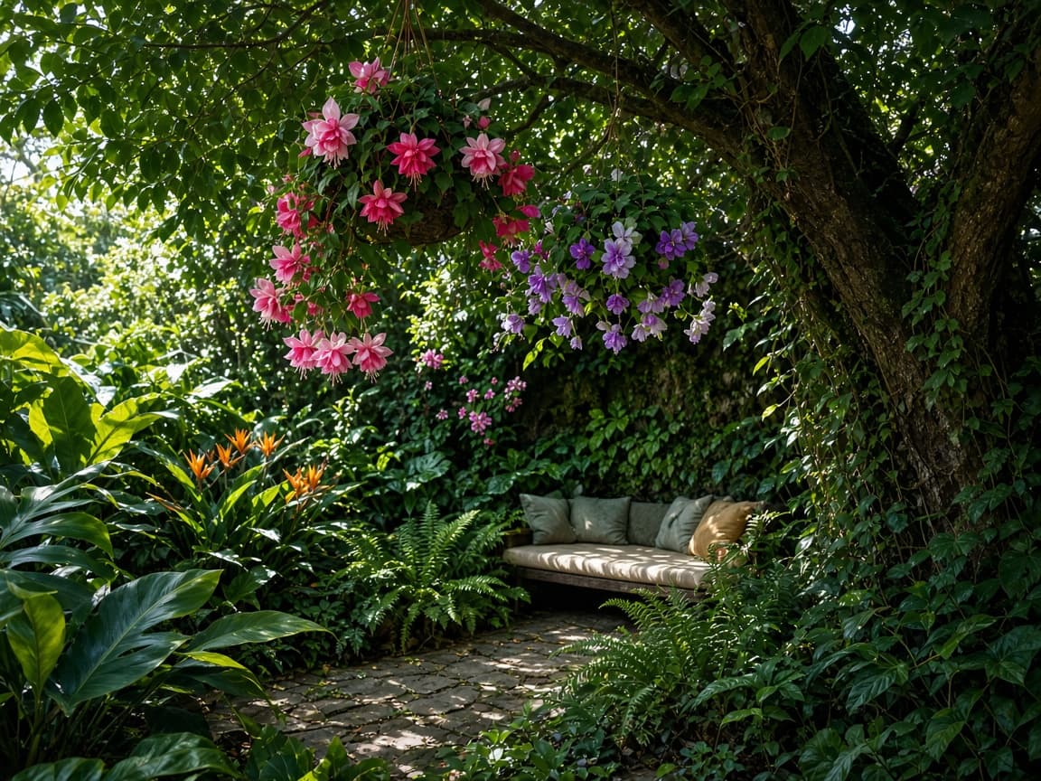 Shaded Floral Alcoves